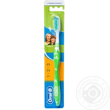 Зубна щітка Oral-B Натуральна Свіжість середня купити, ціни на МегаМаркет - фото 1