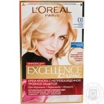 Color L'oreal Excellence natural blonde for hair