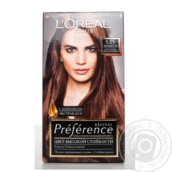 L'oreal Recital Preference №5.25 Hair Dye - buy, prices for MegaMarket - photo 1