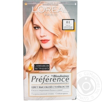 L'oreal Recital Preference №01 Hair Dye - buy, prices for MegaMarket - photo 4