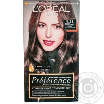 Краска для волос L'Oreal Paris Preference 5.21 шт купить, цены на МегаМаркет - фото 1