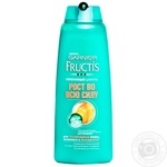 Шампунь Garnier Fructis Рост во всю длину укрепляющий для ослабленных волос склонных к выпадению 400мл