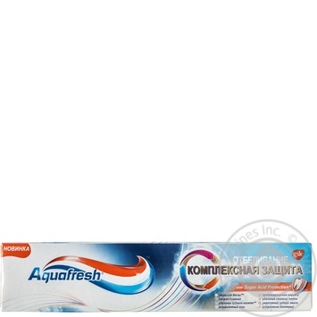 Зубна паста Aquafresh Комплексний щоденний захист Відбілююча 100мл Словацька республіка купити, ціни на МегаМаркет - фото 6