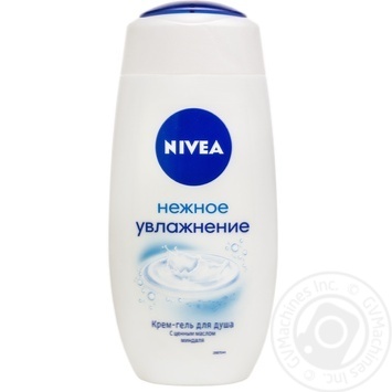 Гель Nivea Ніжне зволоження для душу 250мл купити, ціни на МегаМаркет - фото 1