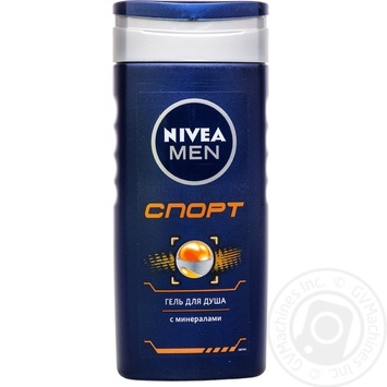Гель Nivea Men Спорт для душу для чоловіків 250мл купити, ціни на МегаМаркет - фото 1