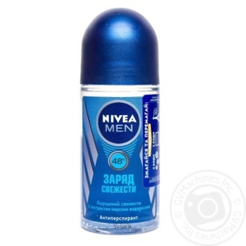 Дезодорант Nivea Men Заряд свежести для мужчин шариковый 50мл - купить, цены на NOVUS - фото 1