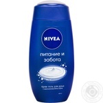 Крем-гель Nivea Питание и уход для душа 250мл