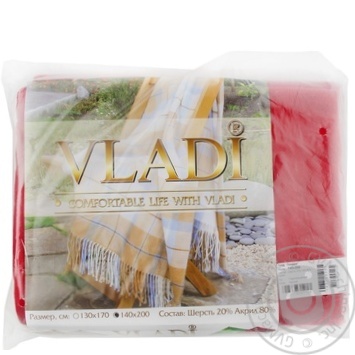 Vladi London Plaid 140x200cm - buy, prices for METRO - photo 4