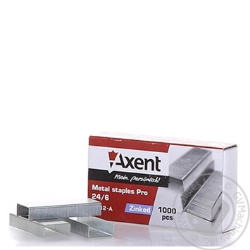 Скобы Axent PRO 24/6 1000шт купить, цены на МегаМаркет - фото 7