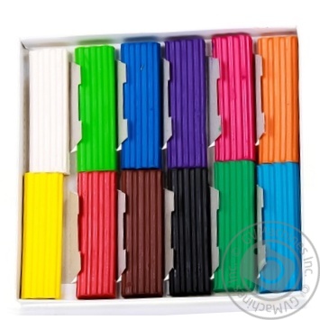 Plasticine Gamma 12colors 180g - buy, prices for MegaMarket - photo 8