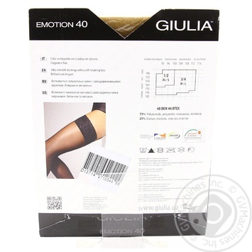 Stockings Giulia for women 40den 1-2size - buy, prices for MegaMarket - photo 2