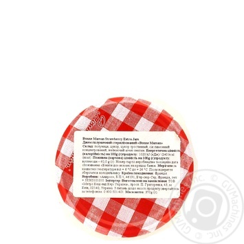 Jam Bonne maman strawberry 370g glass jar France - buy, prices for MegaMarket - photo 2