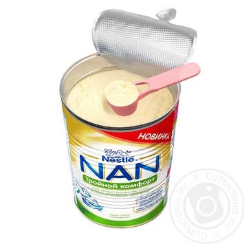 Nestle Nan comfort 3 for babies from birth dry milk mixture 400g - buy, prices for MegaMarket - photo 3