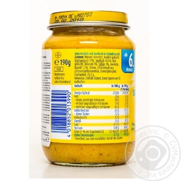 Puree Bebivita vegetable for children 190g - buy, prices for MegaMarket - photo 5