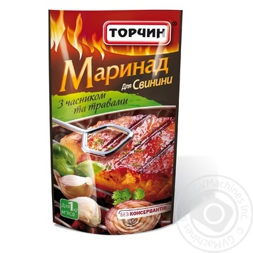 Torchin Marinade Sauce For Pork With Garlic And Herbs 175g - buy, prices for MegaMarket - photo 1