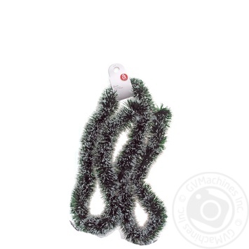 Actuel Green Snowy Tinsel 2m - buy, prices for Auchan - photo 1