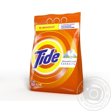 Пральний порошок Tide Альпійська свіжість автомат 4500г купити, ціни на МегаМаркет - фото 2