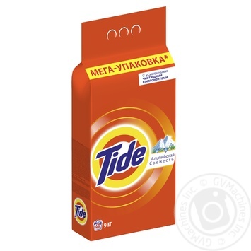 Пральний порошок Tide Альпійська свіжість автомат 9000г купити, ціни на МегаМаркет - фото 2