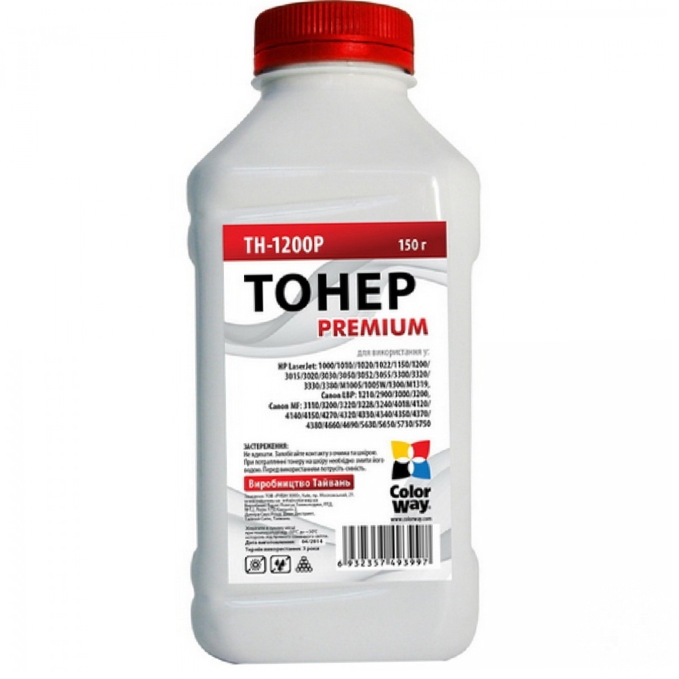 

Тонер ColorWay Premium TH-1200P 150г