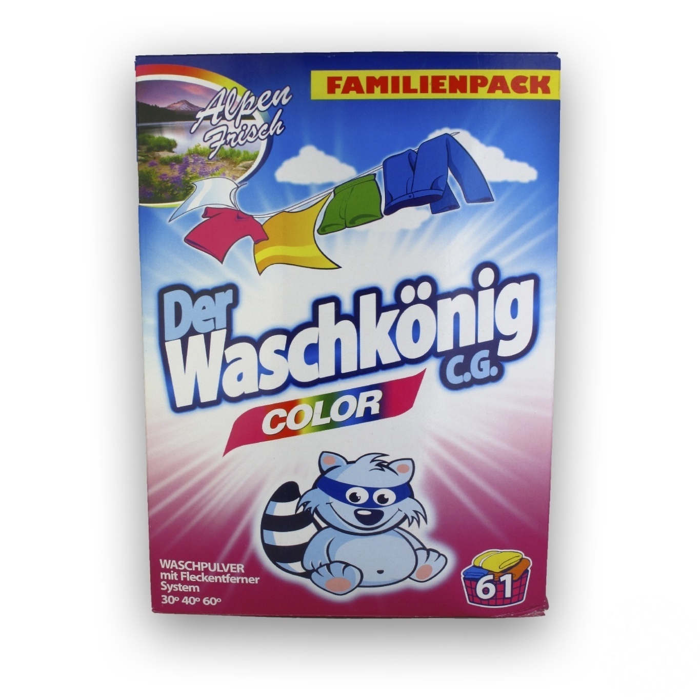

Порошок стиральный Der Waschkönig Color для цветных вещей 5кг