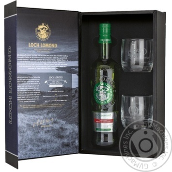 Loch Lomond The Open Whiskey 46% 0.7l + 2 Glasses - buy, prices for ULTRAMARKET - photo 1