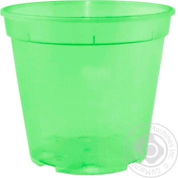 Aleana Light Green Drainage Transparent Flowerpot 16х12cm