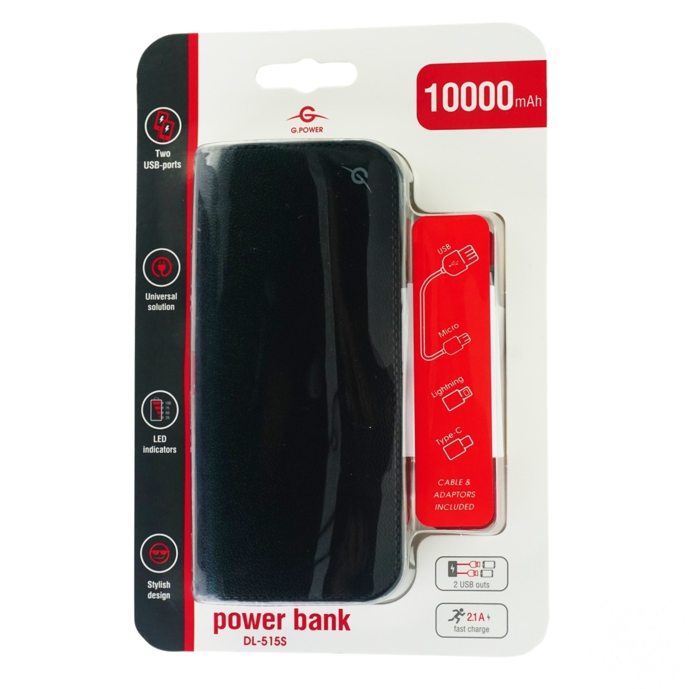 

Power Bank DL515S 10000mAh