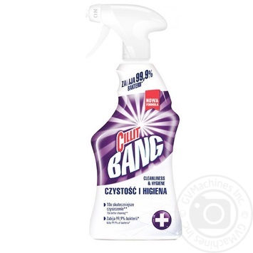 Чистящее средство Cillit Bang Instant Power Антипятна+Гигиена 750мл