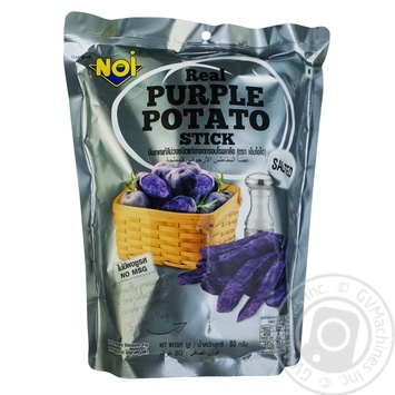 Noi Snack Salty purple potato sticks 80g