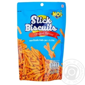 Снеки Noi Stick Biscuits палочки оригинальный вкус 55г - купить, цены на Auchan - фото 1