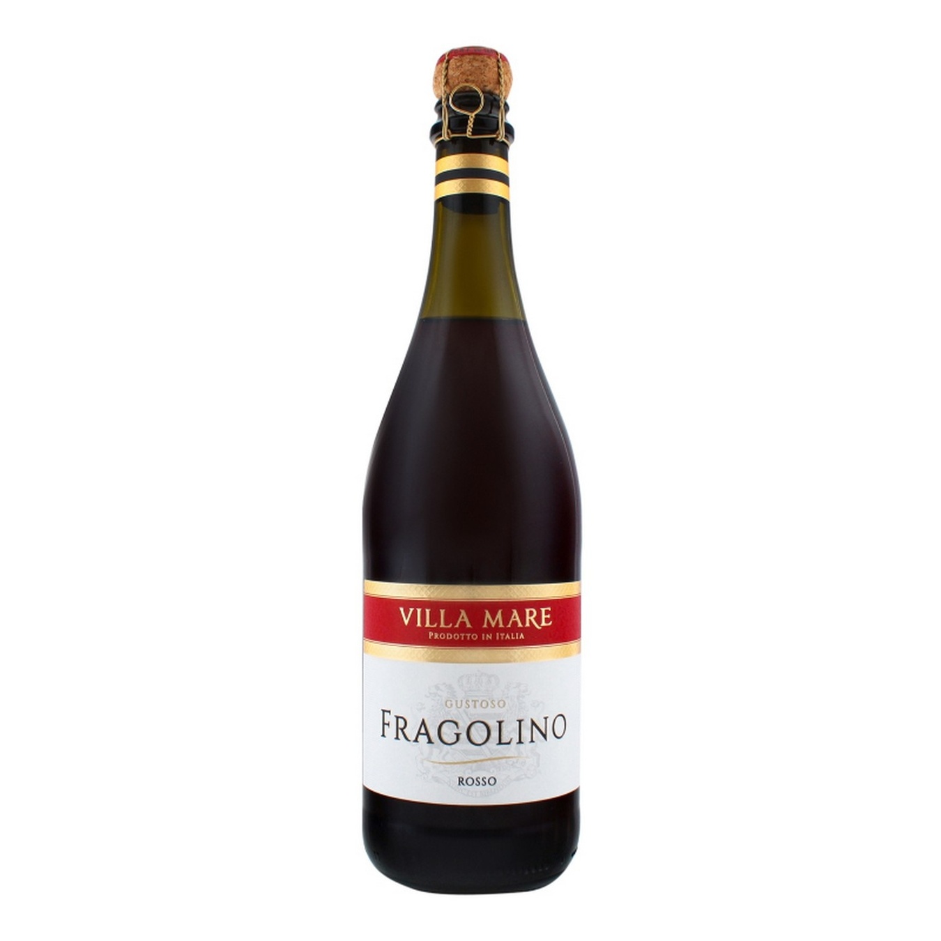 

Вино игристое Villa Mare Fragolino Rosso красное сладкое 7% 0,75л