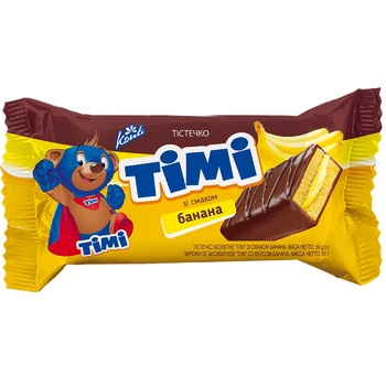 Konti Timi Biscuit Cake with Banana Flavor 50g - buy, prices for Auchan - photo 2