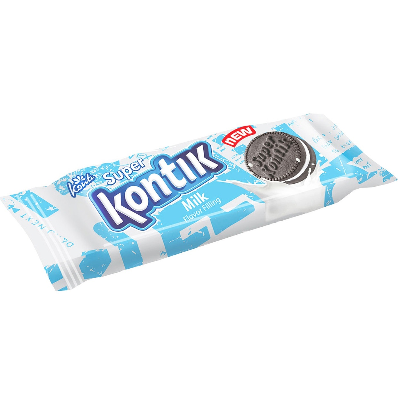 

Печенье-сэндвич Konti Super Kontik с начинкой со вкусом молока 76г