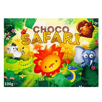 Шоколад молочний Hibbi Choco Safari 100г - купити, ціни на NOVUS - фото 1