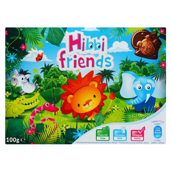 Шоколад молочный Hibbi Choco Safari 100г - купить, цены на - фото 3