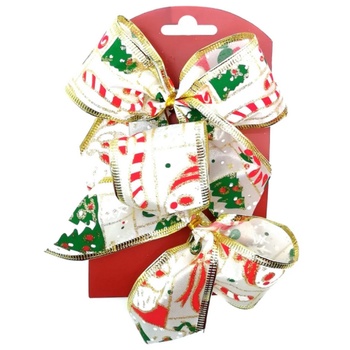 Christmas Bow Christmas Decoration 17x13cm 2pcs in Assortment - buy, prices for ULTRAMARKET - photo 2