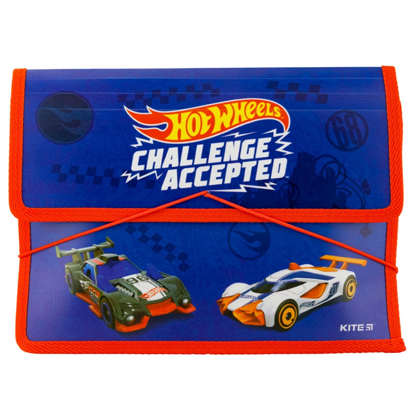 

Папка Kite Hot Wheels для тетрадей на резинке