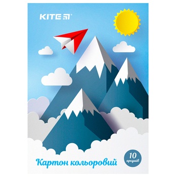 Картон Kite кольоровий А5 10 аркушів - купити, ціни на - фото 4