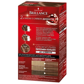 Brillance 830 Hair dye Romantic chestnut 142.5ml - buy, prices for NOVUS - photo 5