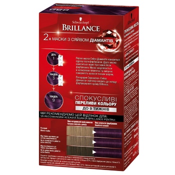 Brillance Hair dye Absolute color 901-Absolutely copper 142.5 ml - buy, prices for METRO - photo 2