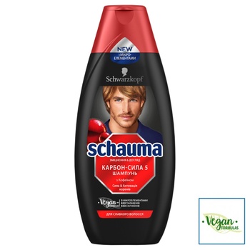 Schauma Nature Men Carbon Hair Shampoo 400ml - buy, prices for NOVUS - photo 3