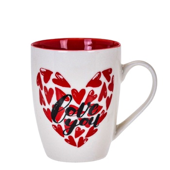 Heart Love you Porcelain Cup 320ml - buy, prices for Auchan - photo 1