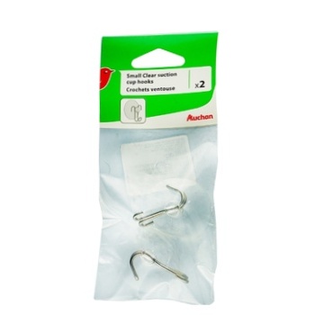 Auchan Transparent Hook Up To 100g 2pc*3.5cm - buy, prices for - photo 1