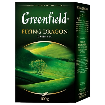 Чай зелений Greenfield Flying Dragon крупнолистовий 100г - купити, ціни на METRO - фото 1