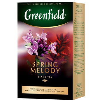 Чай черный Greenfield Spring Melody 100г - купить, цены на Чудо Маркет - фото 1