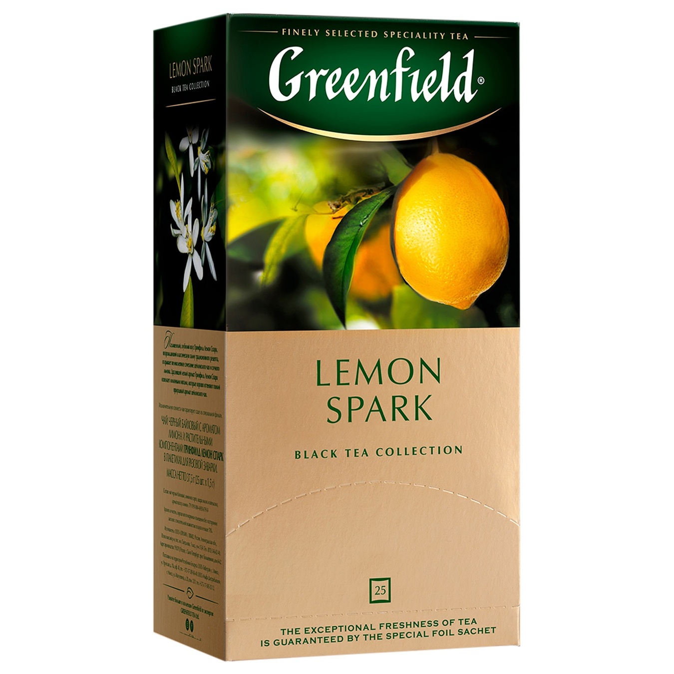 

Чай черный Greenfield Lemon Spark 25шт 1,5г