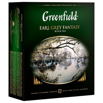 Greenfield Earl Gray Fantasy Black Tea with Bergamot 2g x 100pcs - buy, prices for - photo 2