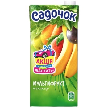 Нектар Садочок мультифруктовий 0,95л - купити, ціни на - фото 2