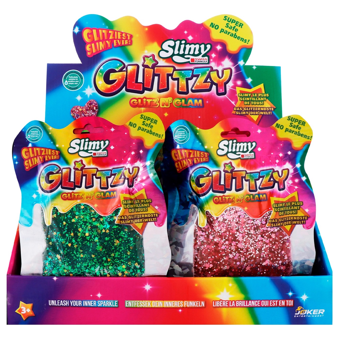 

Игрушка-лизун Slimy Glitzy 120г в ассортименте