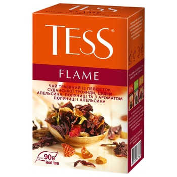 Чай трав'яний Tess Flame 90г - купити, ціни на МегаМаркет - фото 1